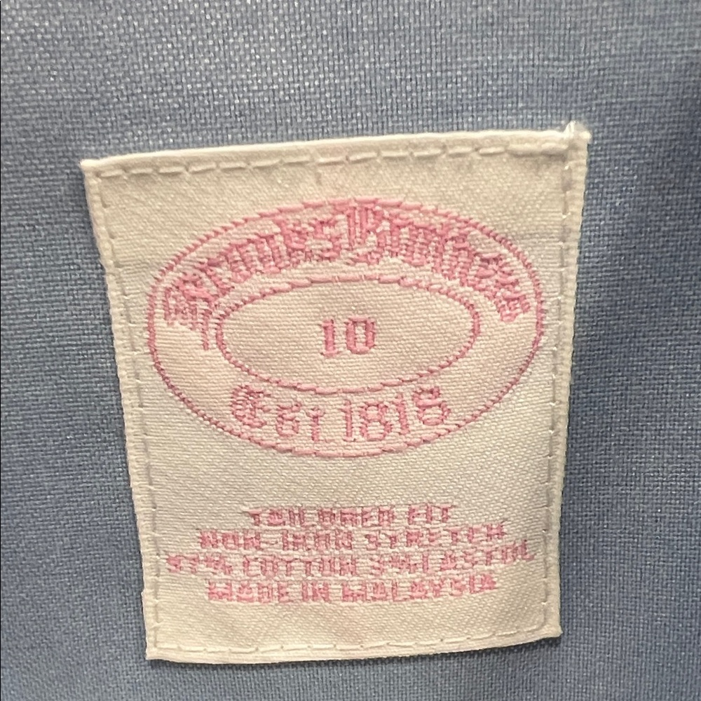 Brooks Brothers Classic Blue Fabric